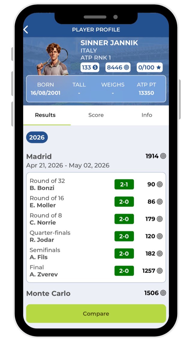 Fantaslam app screenshot 3